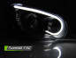 Mobile Preview: LED Tagfahrlicht Design Scheinwerfer für Subaru Impreza 2 Facelift (GD) 03-05 schwarz